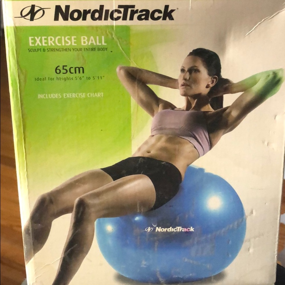 Nordic track exercise ball